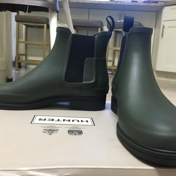 hunter refined slim fit chelsea boots
